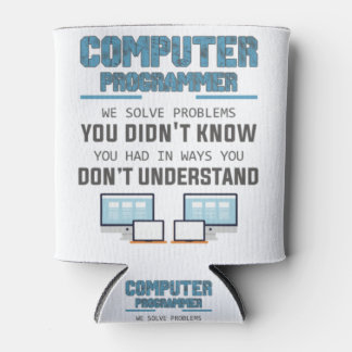 Programmeerontwikkelaar computerwetenschapper gift blikjeskoeler