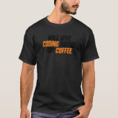 Programmeerontwikkelaar geeft codeadvies voor Co T-shirt (Voorkant)