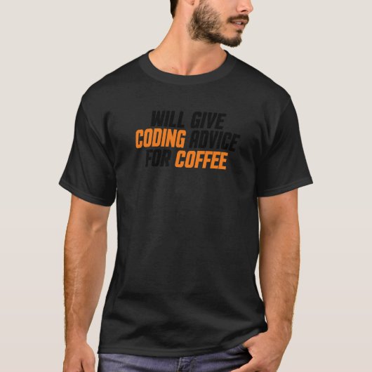 Programmeerontwikkelaar geeft codeadvies voor Co T-shirt (Voorkant)