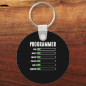 Programmeerprogrammeur Codeontwikkelaar Cadeaucode Sleutelhanger (Voorkant)