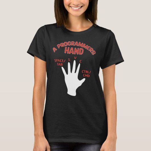 Programmeerprogrammeurs Handsoftware ontwikkelaar  T-shirt (Voorkant)