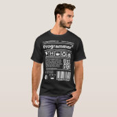 Programmeerstreepjescode devot ontwikkelaarscrum c t-shirt (Voorkant volledig)