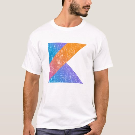  programmeertaal Kotlin T-shirt (Voorkant)
