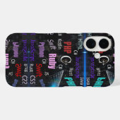 Programmeertalen Kleurrijk patroon Case-Mate iPhone Case (Achterkant (horizontaal))
