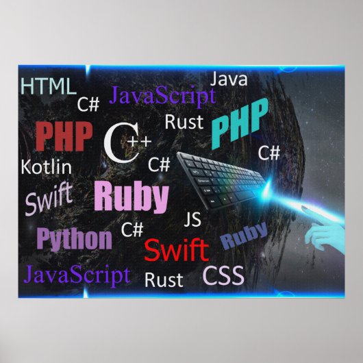 Programmeertalen Poster (Voorkant)