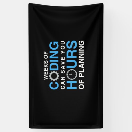 Programmeerweken Spandoek (Verticaal)