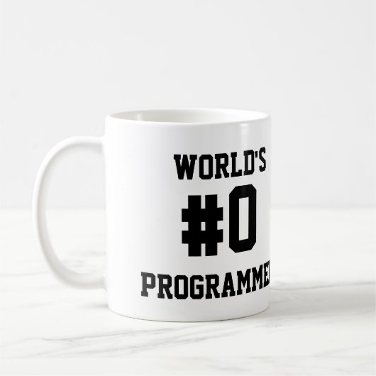 PROGRAMMER #0 VAN DE WERELD KOFFIEMOK (Links)