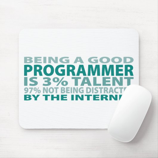 Programmer 3% Talent Muismat (Met muis)