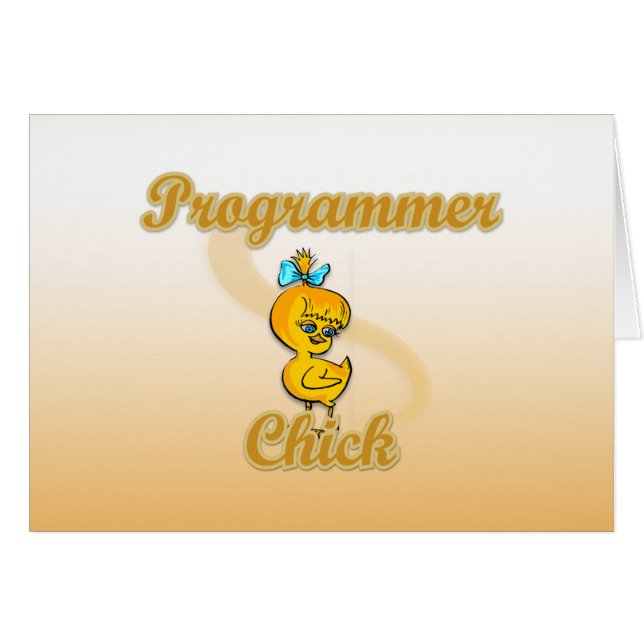 Programmer Chick (Voorkant Horizontaal)