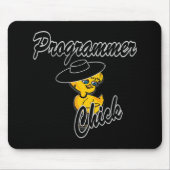 Programmer Chick #4 Muismat (Voorkant)