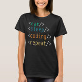 Programmer Coder Computer Nerd Coding Programming T-shirt (Voorkant)