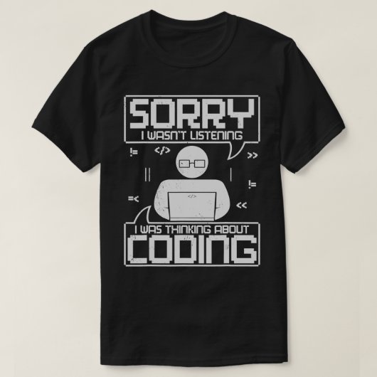 Programmer Coder Software Web Developer Coding Com T-shirt (Design voorkant)
