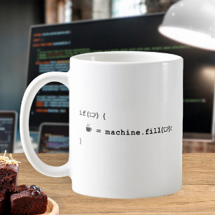 Programmer Coffee Mok - als de koffie leeg is