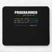 Programmer Definition Coder Programming Coding Gif Muismat (Voorkant)