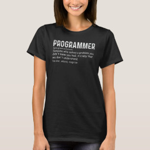 Programmer Definition Computer Science & Coding IT T-shirt
