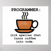 Programmer Definition Funny Poster (Voorkant)