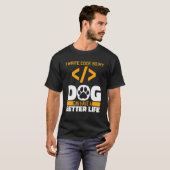 Programmer Dog Software Engineer - Coding Programm T-shirt (Voorkant volledig)