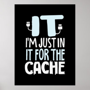 Programmer enkel in IT voor het geheime voorgeheug Poster