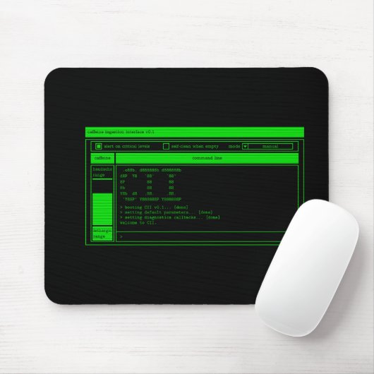 Programmer Green Terminal Muismat (Met muis)