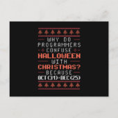 Programmer holidays briefkaart (Voorkant)