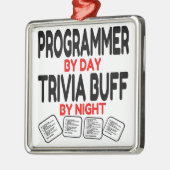 Programmer houdt van het spelen Trivia Metalen Ornament (Links)
