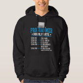 Programmer Hourly betaal Computer Expert Codering Hoodie (Voorkant)
