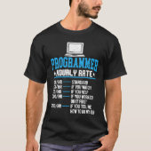 Programmer Hourly betaal Computer Expert Codering T-shirt (Voorkant)