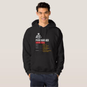 Programmer Hourly Rate - Funny Labor Rates Hoodie (Voorkant volledig)