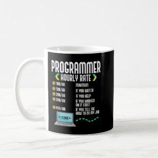 Programmer Hourly Rate Software Development Coder Koffiemok