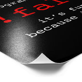 PROGRAMMER JOKE FOTO AFDRUK (Hoek)