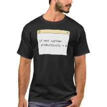 Programmer Koffie Code T-Shirt | Als Geen Koffie