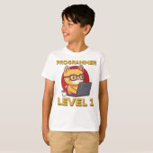 Programmer Level 1 T-shirt (Voorkant volledig)