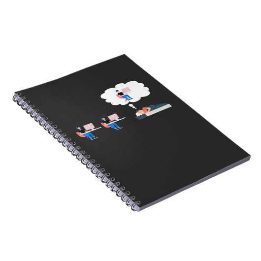 Programmer Life IT Computer Scientist Workaholic Notitieboek (Rechterzijde)