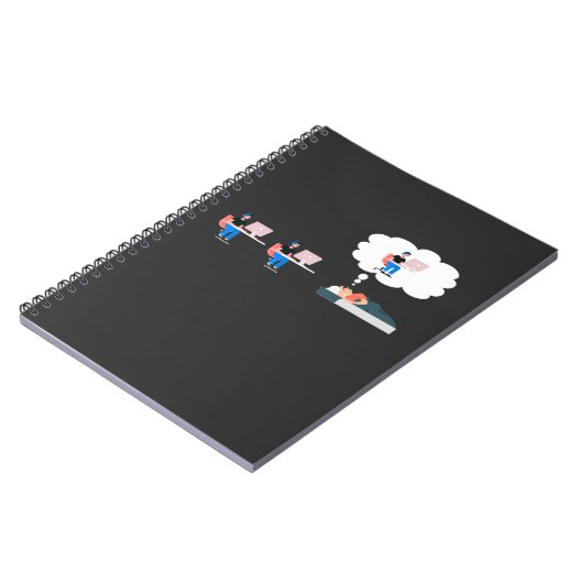 Programmer Life IT Computer Scientist Workaholic Notitieboek (Linkerzijde)