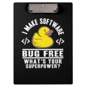 Programmer maakt software gratis klembord (Voorkant)