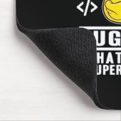 Programmer maakt software gratis muismat (Hoek)