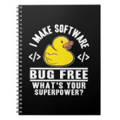 Programmer maakt software gratis notitieboek (Voorkant)