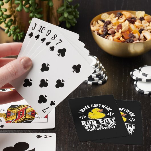 Programmer maakt software gratis pokerkaarten (Insitu)