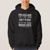 Programmer Mannen Women Computer Coder Programming Hoodie (Voorkant)