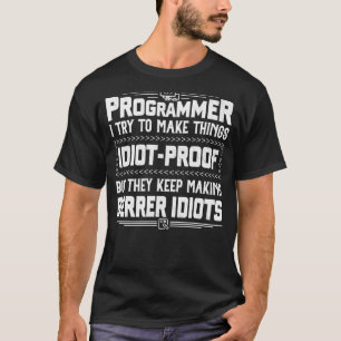 Programmer Mannen Women Computer Coder Programming T-shirt