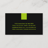 Programmer Modern Mint Green Visitekaartje (Achterkant)