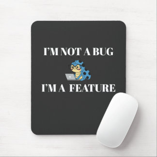 Programmer Mouse Pad – Not a Bug, Just a Feature Muismat