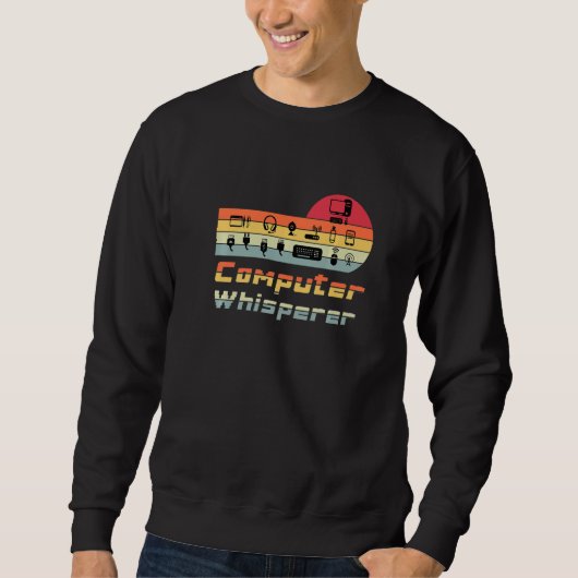 Programmer of coder van computerapparatuur trui (Voorkant)