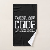 Programmer schrijft Code zonder bugs Handdoek (Handdoek)