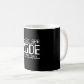 Programmer schrijft Code zonder bugs Koffiemok (Voorkant rechts)