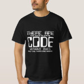 Programmer schrijft Code zonder bugs T-shirt (Voorkant)