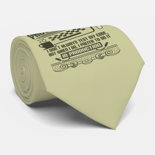 Programmer Stropdas (Opgerold)