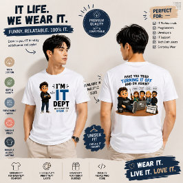 Programmer & Tech Support Grafisch T-shirt