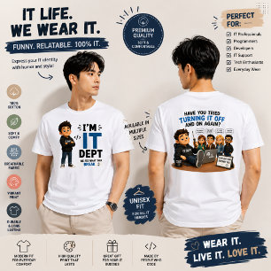 Programmer & Tech Support Grafisch T-shirt