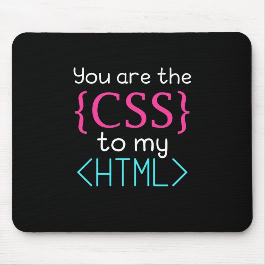 Programmer U bent de css naar mijn HTML Muismat (Voorkant)